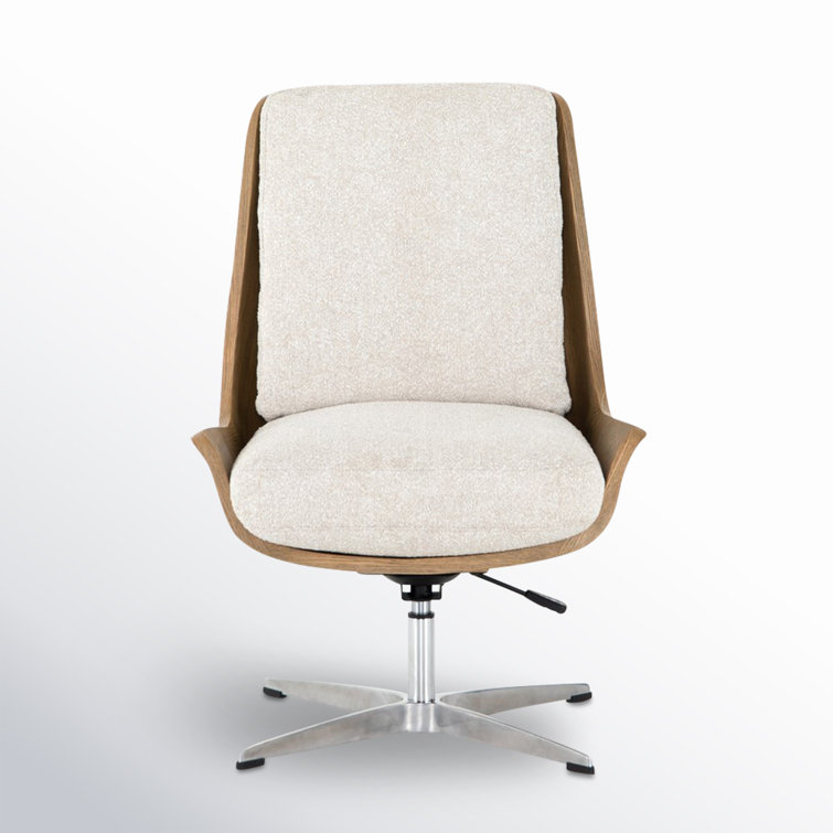 Elder Sand and Toasted Ash Veneer Adjustable Swivel Task Chair