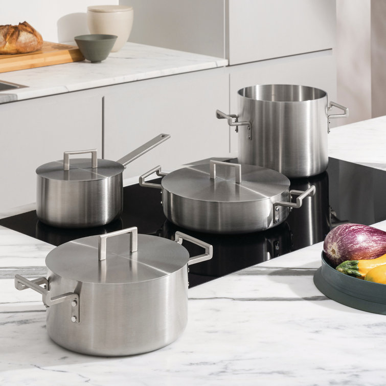 9.45'' Stainless Steel 3-Ply Non-Stick Stock Pot