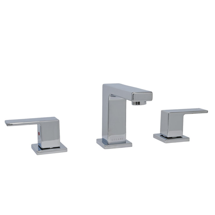 Capri Chrome 8" Widespread Two-Handle Bathroom Faucet
