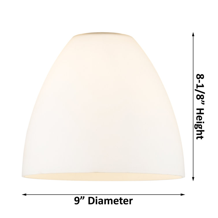 Black Antique Brass Mini Pendant with Matte White Glass Shade