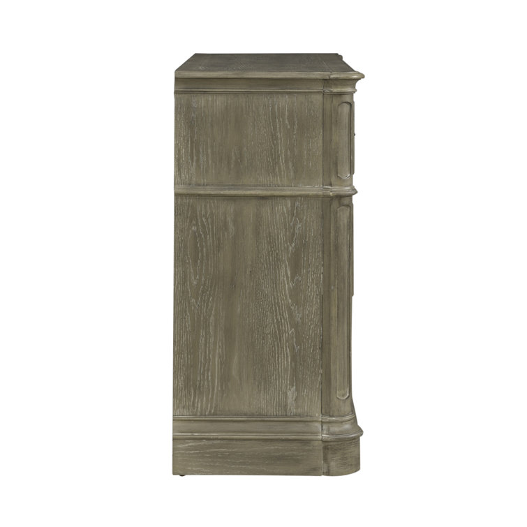 Colchester Upholstered Bed, Dresser & Mirror, Chest