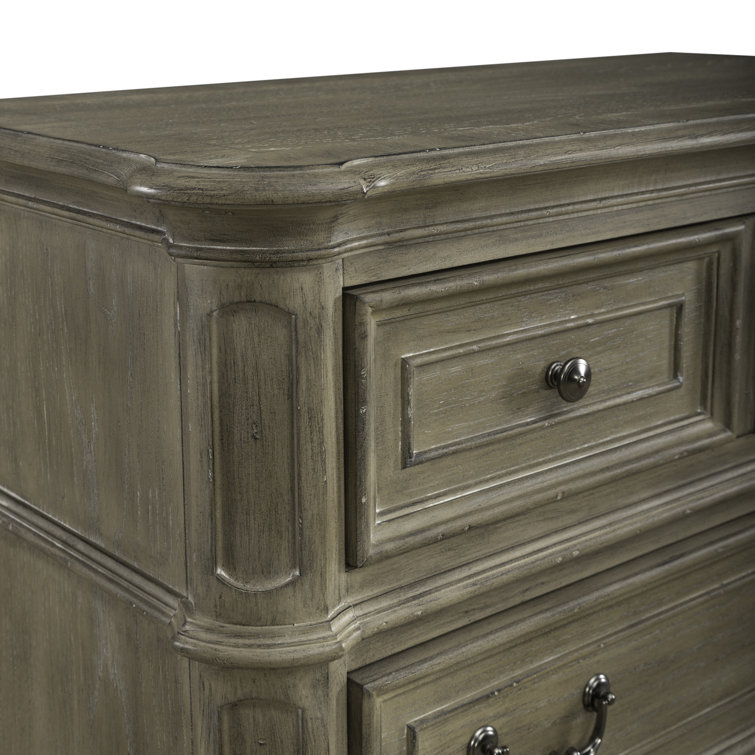 Colchester Upholstered Bed, Dresser & Mirror, Chest