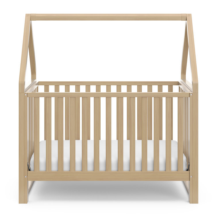 Driftwood 5-in-1 Convertible Crib with Playhouse Design