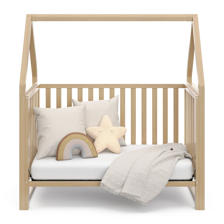 Driftwood 5-in-1 Convertible Crib with Playhouse Design