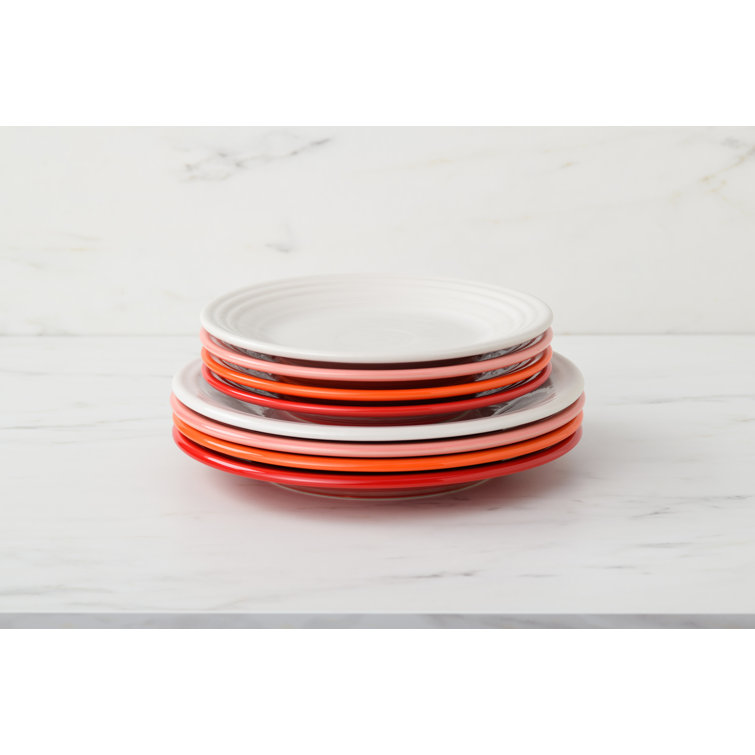 Scarlet Glazed Ceramic 10.5" Dinner Plate