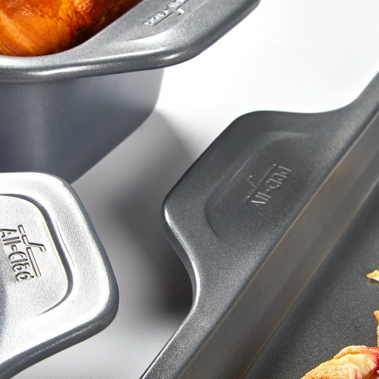 10-Piece Silver Nonstick Steel Bakeware Set