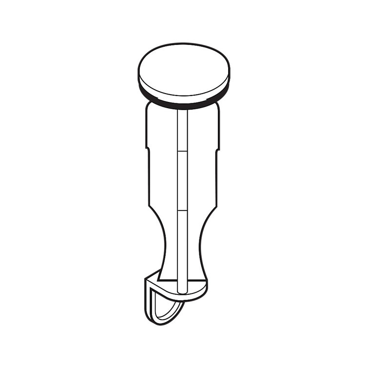 Polished Brass and Stainless Steel Bathroom Sink Drain Stopper
