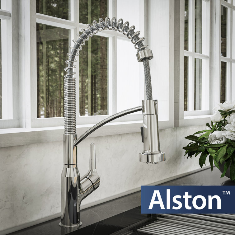 Chrome Pull-Down Touchless Kitchen Faucet with Spray