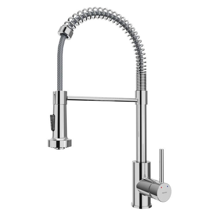 Chrome Touchless Pull-Down Kitchen Faucet with Spray