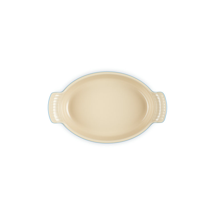 Blue Stoneware Heritage Oval Au Gratin Dish, 1 Qt.
