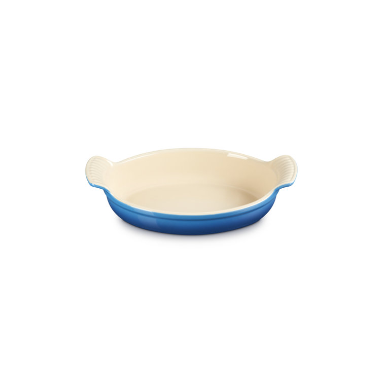 Blue Stoneware Heritage Oval Au Gratin Dish, 1 Qt.