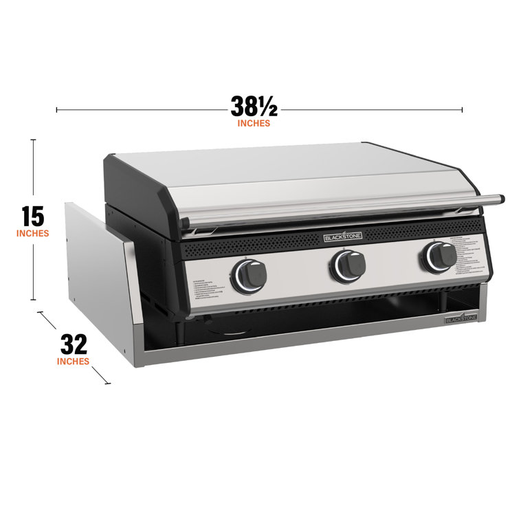 Blackstone 28" Stainless Steel Built-In Griddle with Insulation Jacket