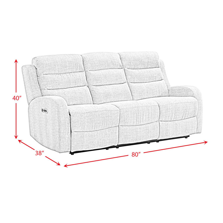 Gray Tufted 2-Piece Sofa and Loveseat Set with Cup Holder