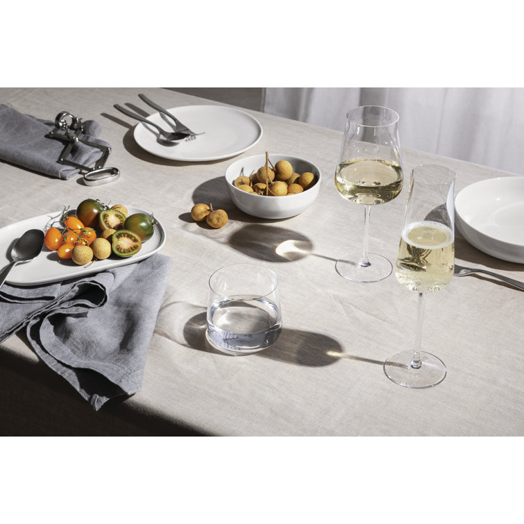 Eugenia Clear Crystal White Wine Glass Set
