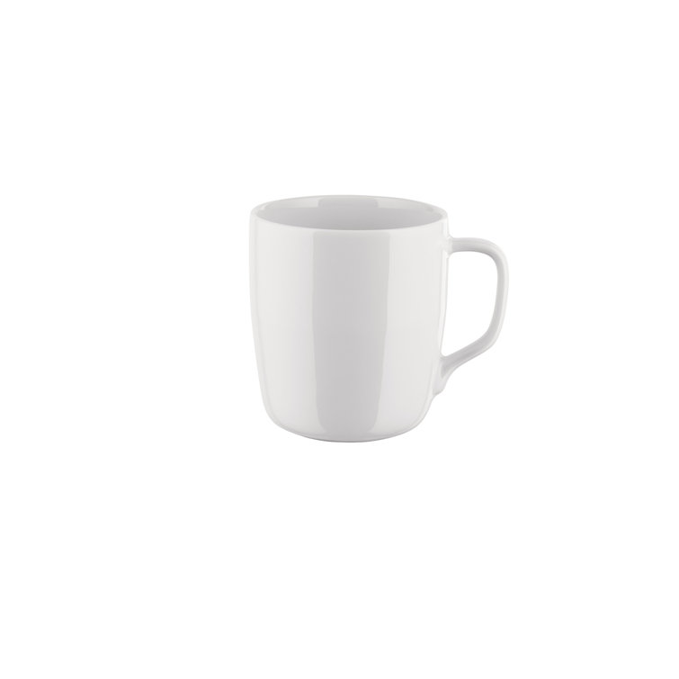 Naoto Fukasawa White Ceramic Barrel Mug Set of 4