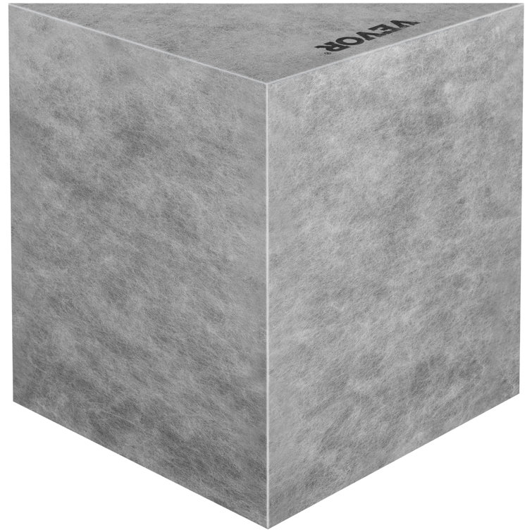 Gray Polystyrene Ready-to-Tile Corner Shower Seat