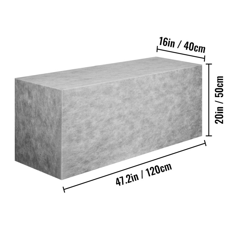 Gray EPS Composite Waterproof Shower Bench