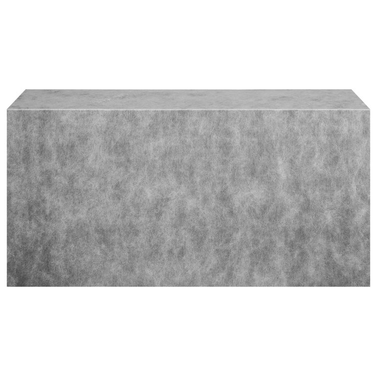 Gray Waterproof Plastic Shower Bench with EPS Composite