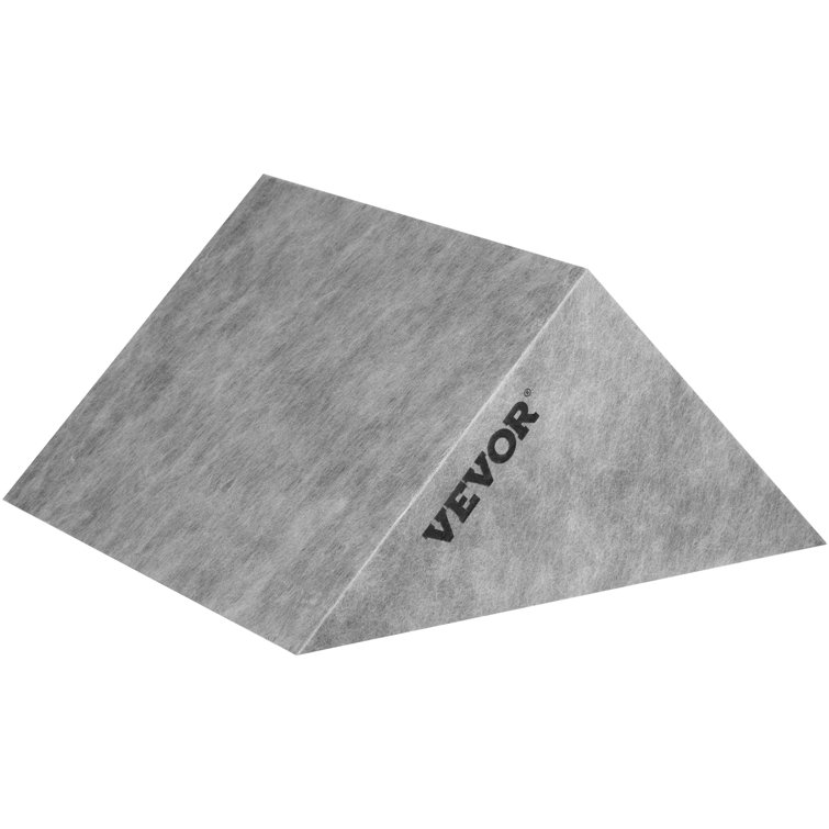 Gray Polystyrene Ready-to-Tile Corner Shower Seat