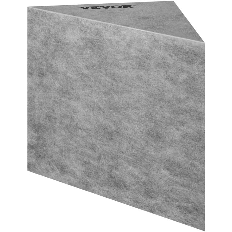 Gray Polystyrene Ready-to-Tile Corner Shower Seat