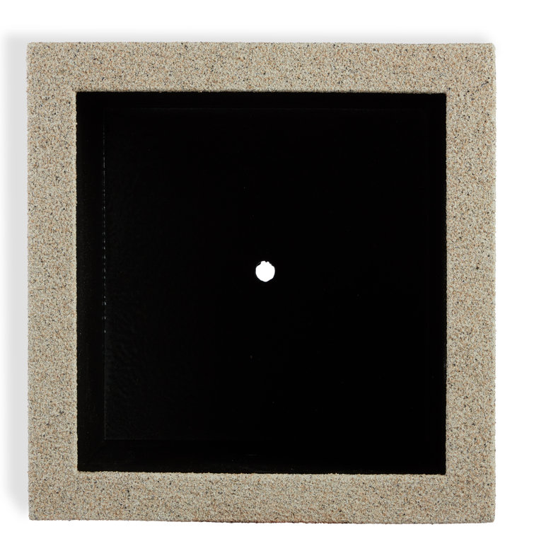 Sandstone Granite Square Polymer Outdoor Planter Box