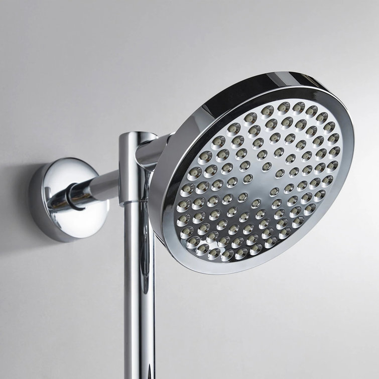 Polaris Chrome Adjustable Height Dual Shower Head System