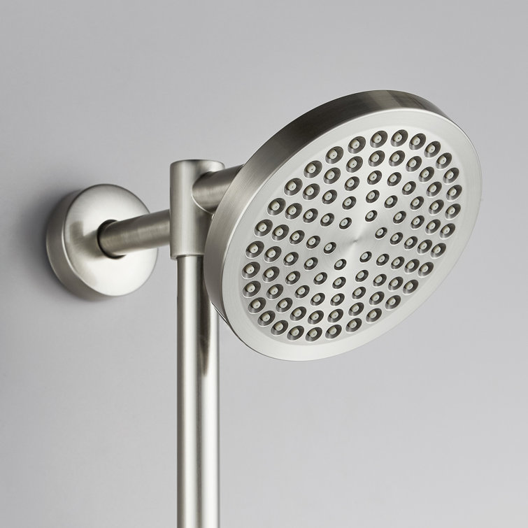 Polaris 2 Brushed Nickel Adjustable Dual Shower Head System