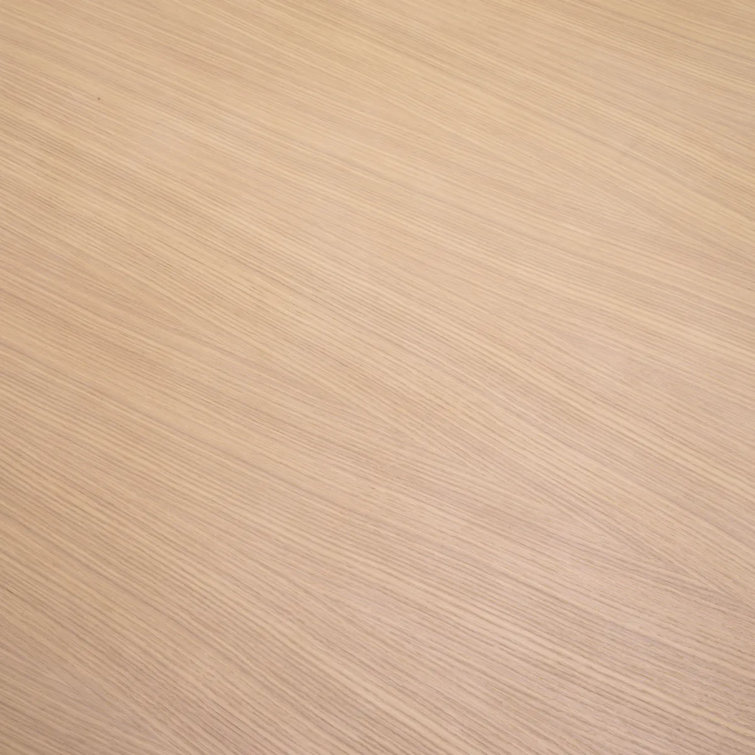 Natural Oak Asymmetrical Leg Dining Table