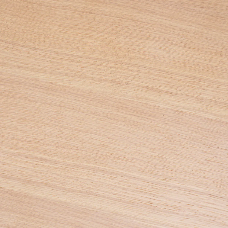 Natural Oak Asymmetrical Leg Dining Table