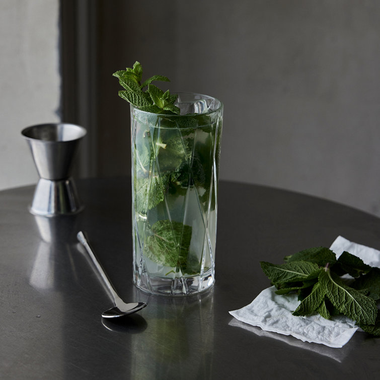 Martti Rytkönen Handmade Crystalized Stemless Highball Glass Set