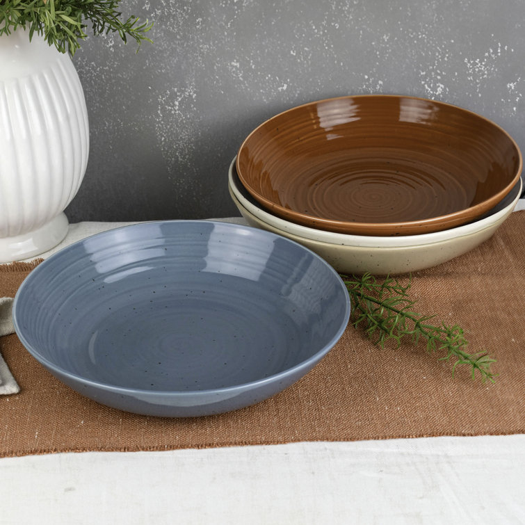 Sango Colorful Ceramic Soup Bowls Set of Four