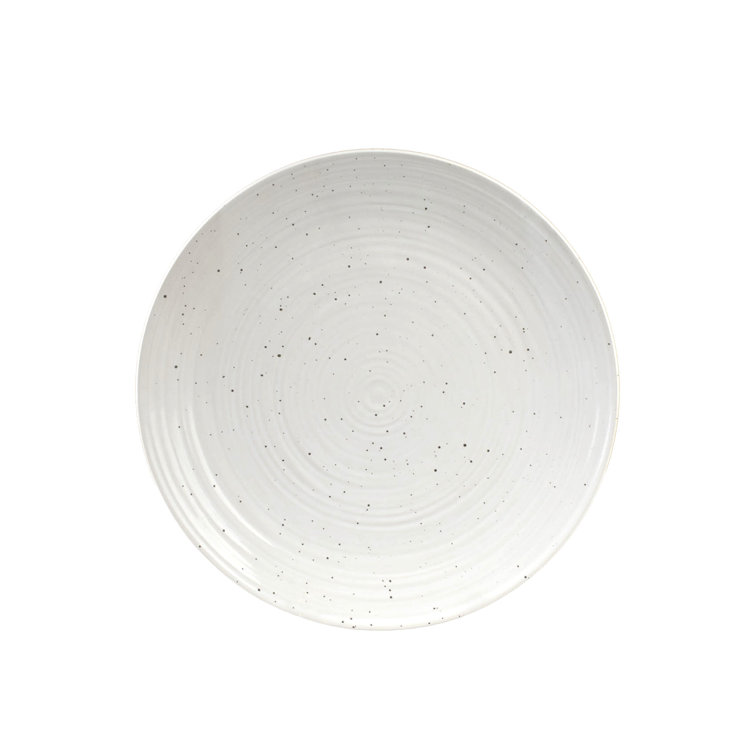 Siterra 16-Piece White Ceramic Dinnerware Set