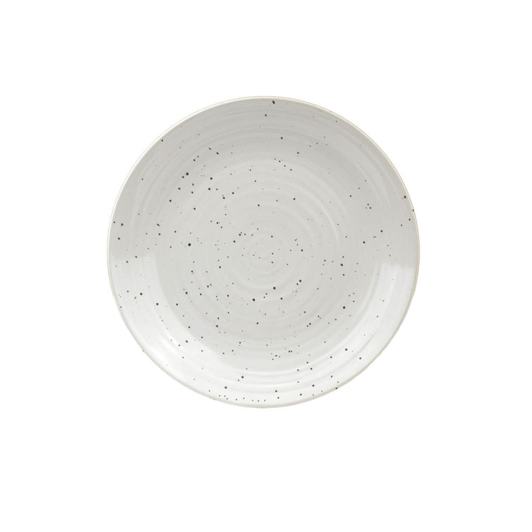 Siterra 16-Piece White Ceramic Dinnerware Set