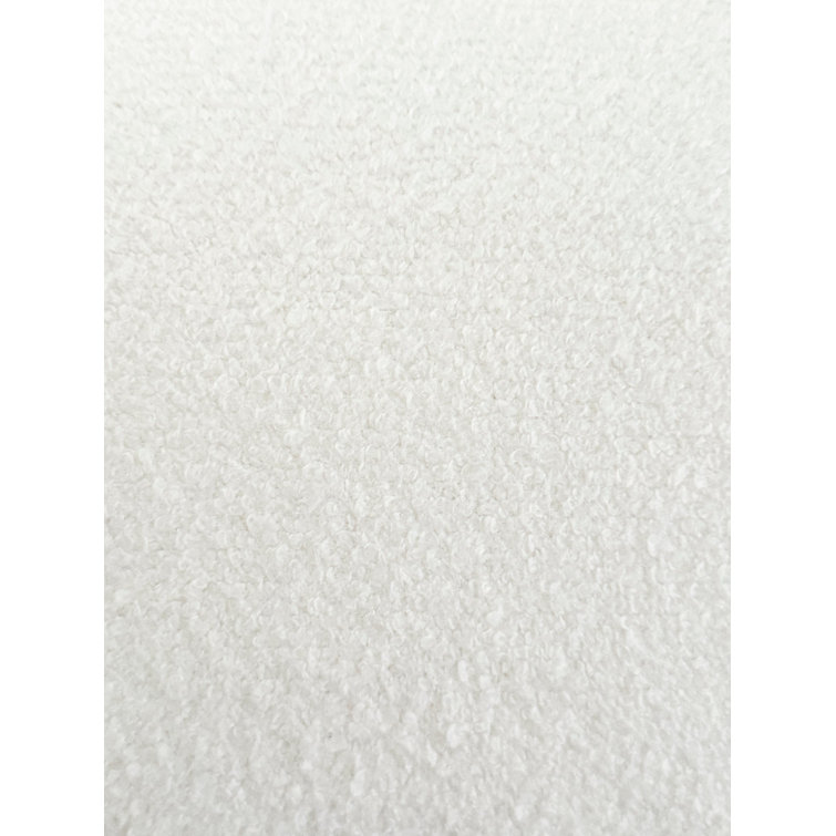White Boucle 20x20 Indoor Outdoor Throw Pillow