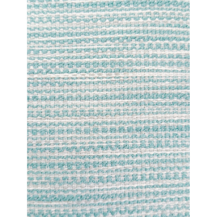 Aqua Blue Rectangular Indoor/Outdoor Throw Pillow