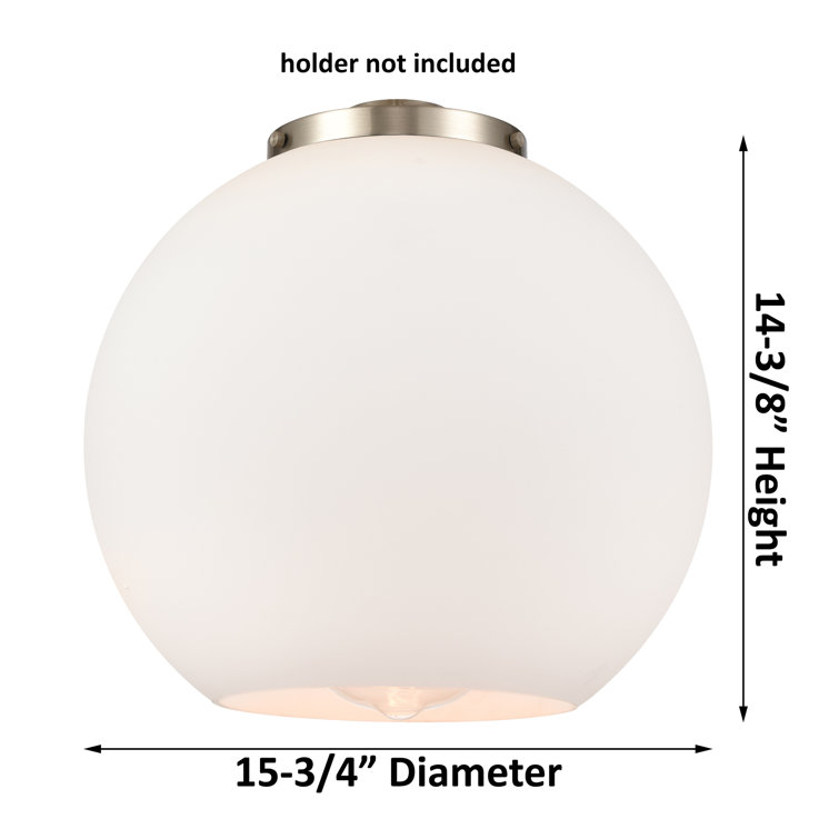 Athens Antique Copper 3-Light Globe Island Pendant with Matte White Shade