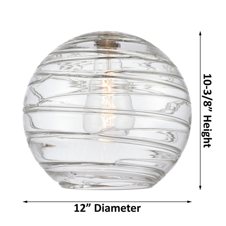 Matte Black Glass Mini Pendant Ceiling Light