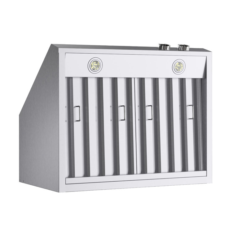 30-Inch Stainless Steel Under Cabinet Range Hood with LED Lights