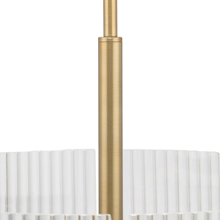 Seville Soft Gold Glass 4-Light Pendant