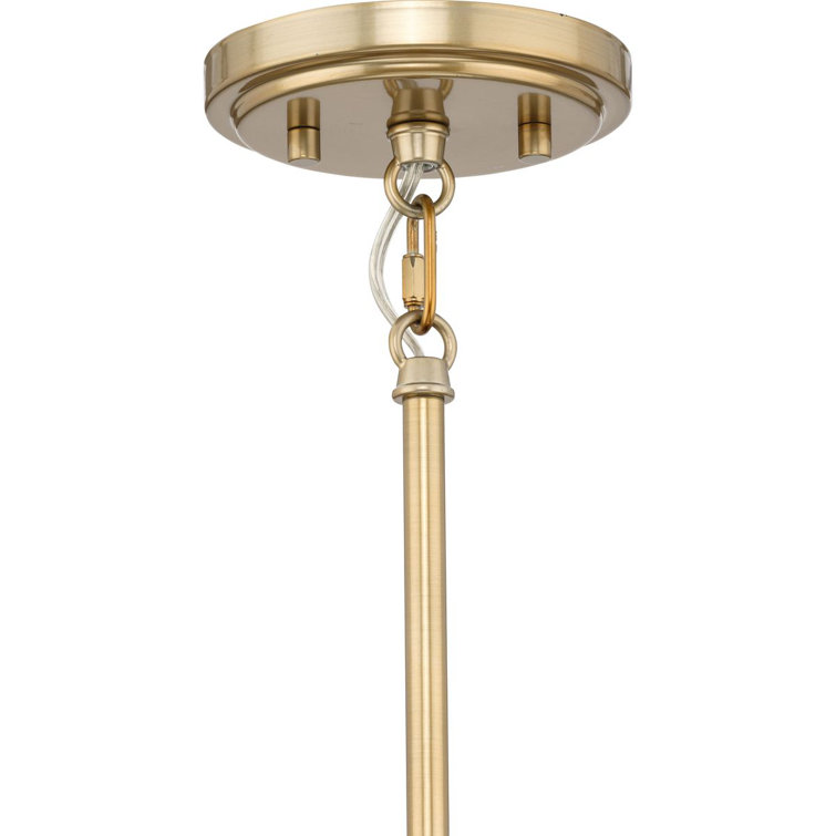 Seville Soft Gold Glass 4-Light Pendant