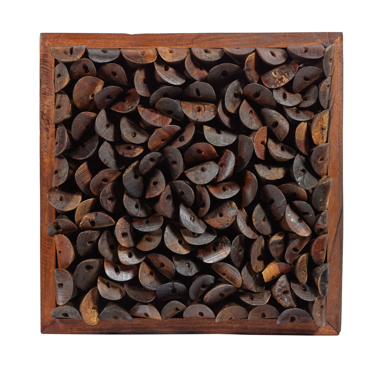 Vintage Reclaimed Wood Shoe Mold Wall Art