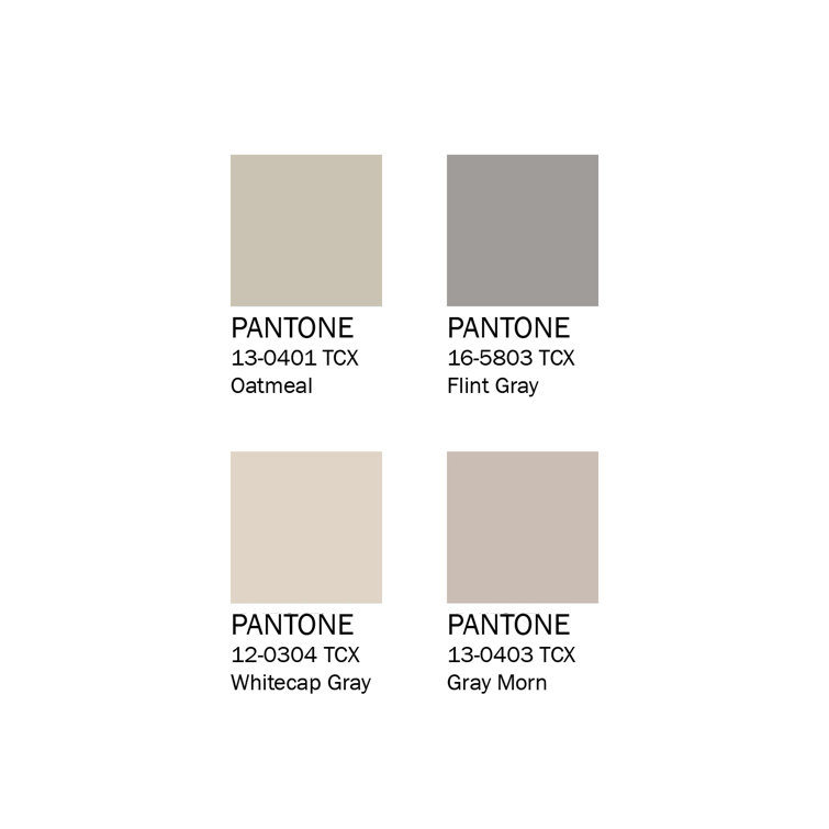 Gray and Taupe Synthetic Runner Rug with Geometric Border