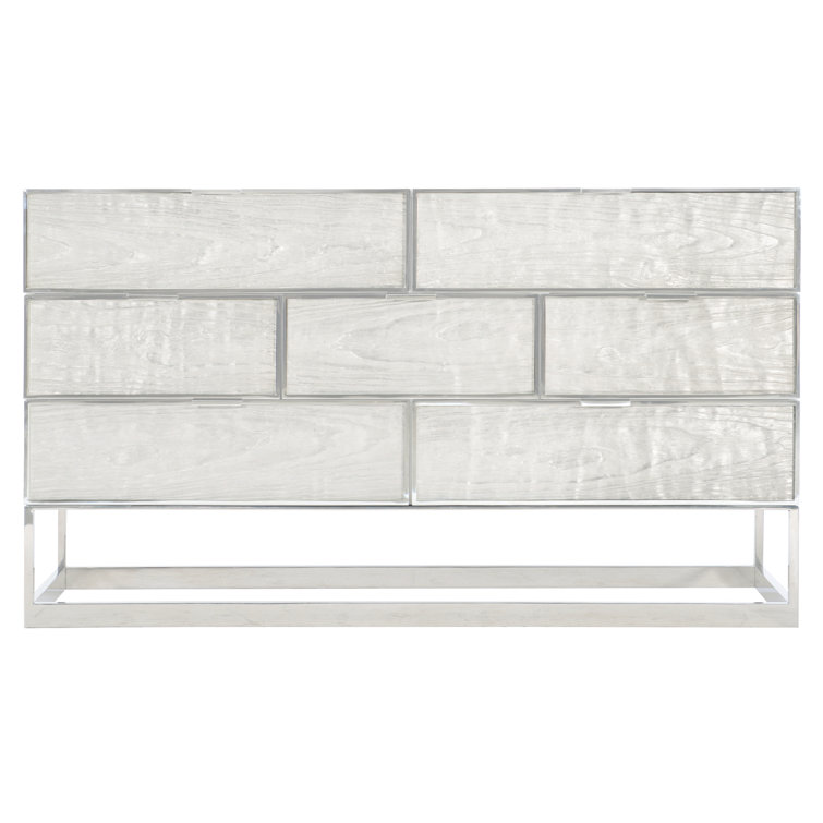 Parkhurst White Lacquer Dresser with Dovetail Drawers