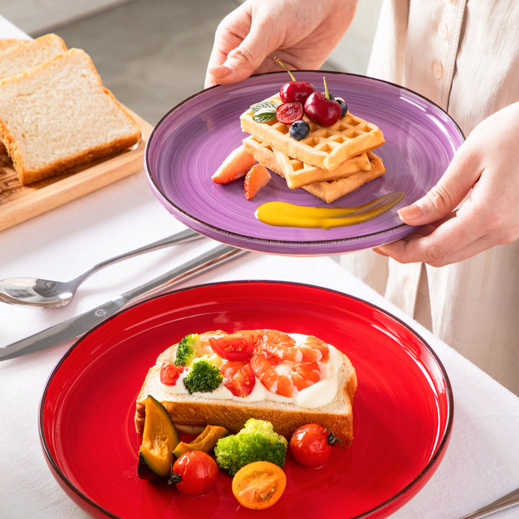 Bonita 12-Piece Multicolor Ceramic Dinnerware Set, Service for 4
