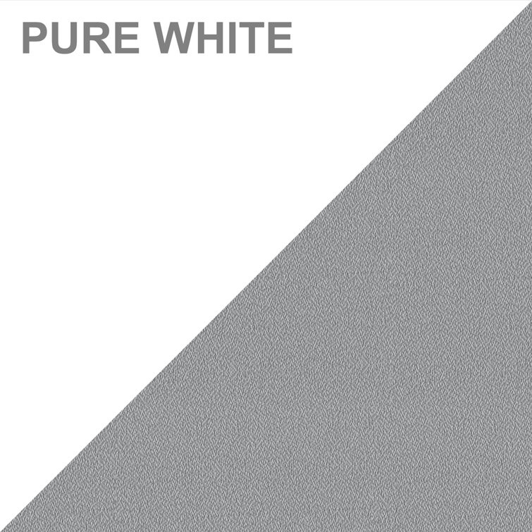 Pure White and Silver Gray 7-Piece Office Cubicle Desk Set