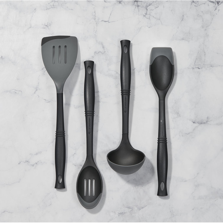 Oyster Bi-Material Slotted Turner with Silicone Edge
