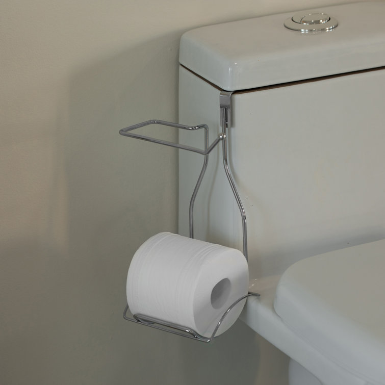 Chrome Over-the-Tank Dual Toilet Paper Holder Set