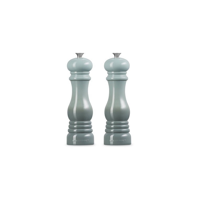 Sea Salt Blue Acrylic Salt and Pepper Mill Set