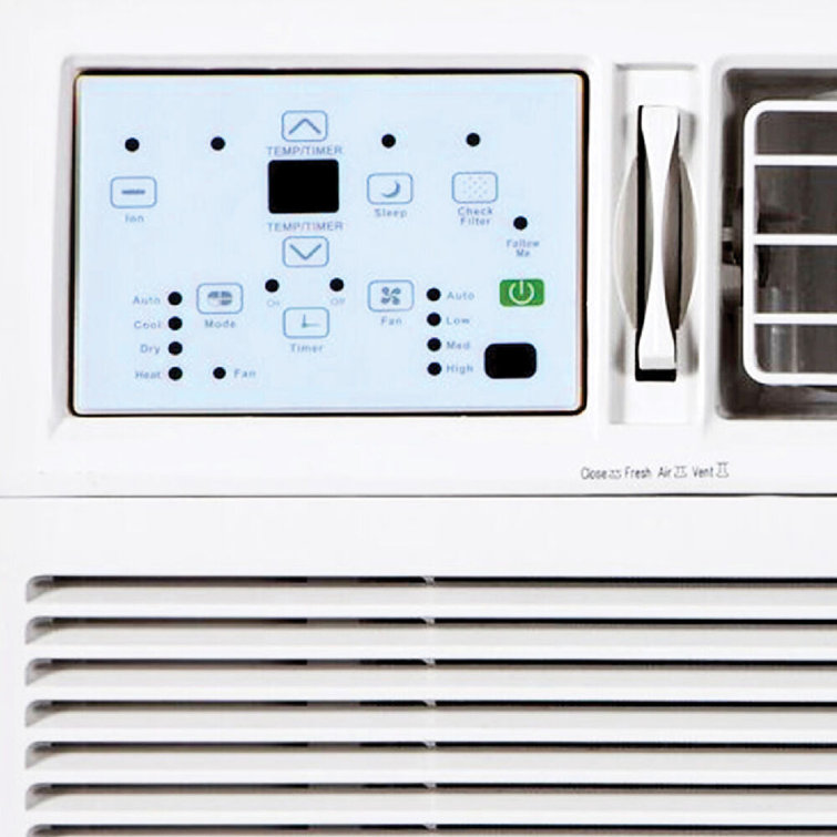 White 18,000 BTU Window Air Conditioner with Remote Control