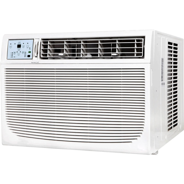 White 18,000 BTU Window Air Conditioner with Remote Control